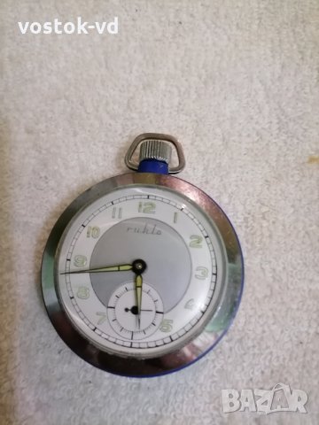 RUHLA МЕХАНИЧЕН ДЖОБЕН ЧАСОВНИК РАБОТЕЩ , снимка 8 - Антикварни и старинни предмети - 35028580