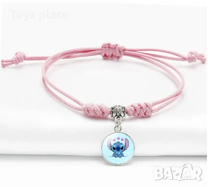 Различни текстилни гривни Лило и Стич Lilo and Stitch , снимка 3 - Други - 50795066