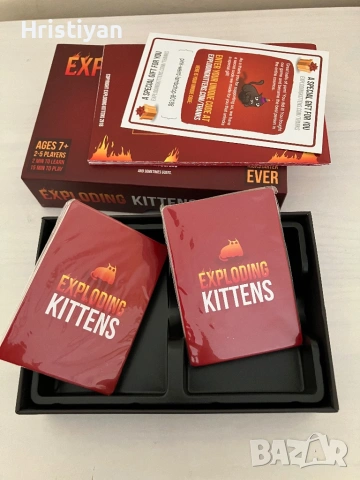 Exploding Kittens - бордова игра, снимка 2 - Настолни игри - 53925708