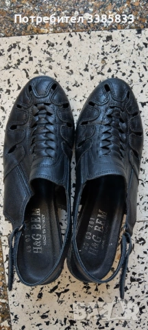 Елегантни сандали, естествена кожа