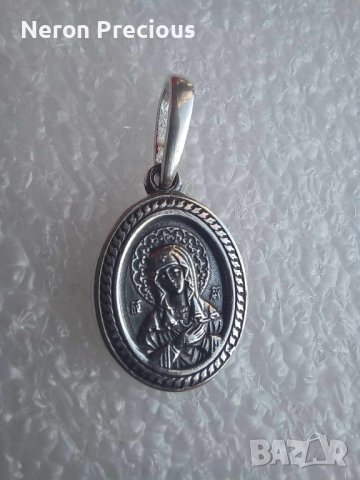 Висулка Света Богородица 31мм, снимка 1 - Колиета, медальони, синджири - 42461414