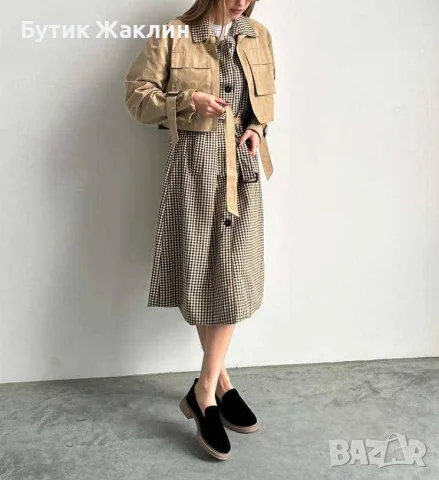Екстравагантен модел тренч/рокля, снимка 5 - Други - 55808057