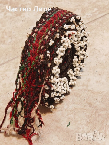 Оригинален Хърцойски Над Сто Годишен Дамски Колан от 1920те г.за Народна Носия