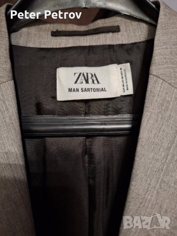 Мъжко сако Zara, размер EU46, снимка 5 - Сака - 44357121