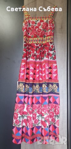 Дълга рокля dolce & gabana, снимка 1 - Рокли - 30589394