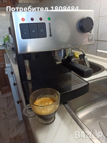 Кафемашина Бриел с ръкохватка с крема диск, работи отлично и прави хубаво кафе с каймак , снимка 3 - Кафемашини - 44215338