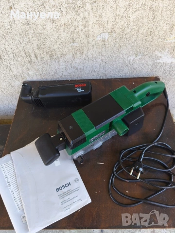 Лентов шлайф с обороти BOSCH PBS 75AE, снимка 5 - Други инструменти - 54236315