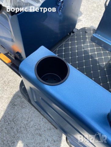 НОВ МОДЕЛ 2025 Електрическа Двуместна Триколка CARGO LUX 1500W - SKY BLUE, снимка 4 - Мотоциклети и мототехника - 38089142