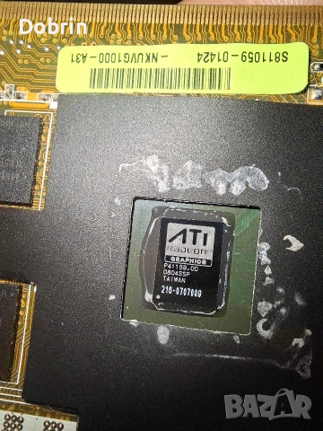 Видеокарта за лаптоп Asus F8V M86 ATI Radeon HD 3470 256MB DDR2, снимка 4 - Видеокарти - 52918045
