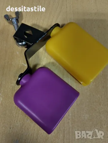 Каубели 2 бр. и стойка за каубел, снимка 3 - Ударни инструменти - 48309595