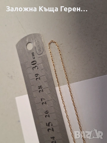Златен синджир 3,84гр., снимка 4 - Колиета, медальони, синджири - 54178239