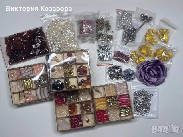 Мъниста и други за изработване на бижута, снимка 8 - Други - 54287713