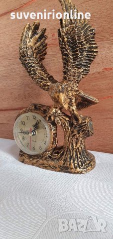 Сувенир орел с часовник , снимка 2 - Статуетки - 31805099