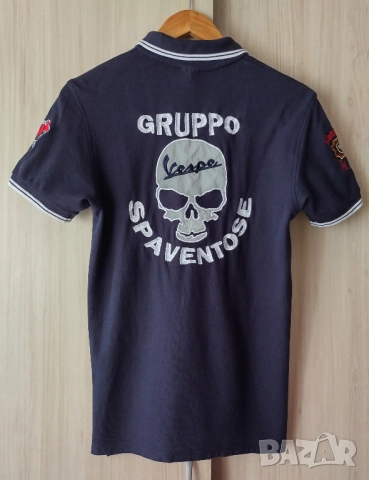 Vespa Club Italia - мъжка поло блуза