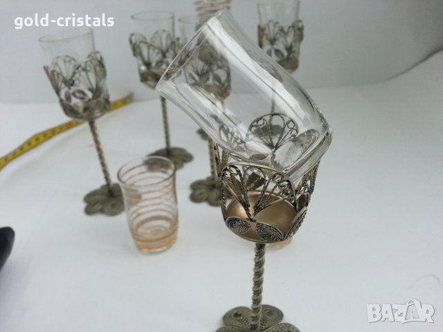 Чашки филигран  , снимка 3 - Антикварни и старинни предмети - 27240336