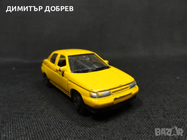 1/64 СТАРА РЕТРО МЕТАЛНА КОЛИЧКА ЛАДА LADA 110 TAXI, снимка 5 - Колекции - 51749180