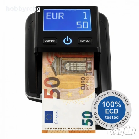 Детектор за фалшиви евро банкноти AL-130A, одобрен от ЕЦБ,Налични