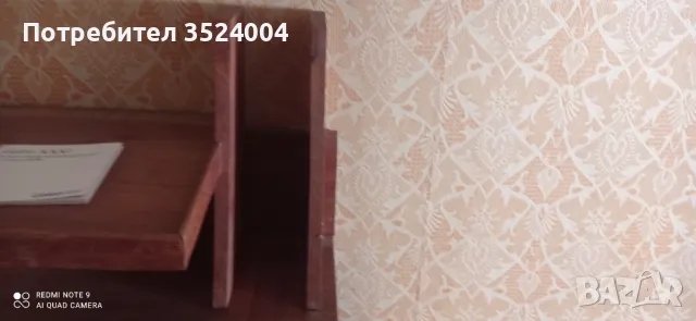 Стабилна Дървена поставка  която  нощно шкафчеможе да се използва, снимка 5 - Етажерки - 50163585