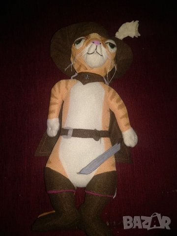 Котарака в чизми,около 30см, снимка 2 - Плюшени играчки - 40082381