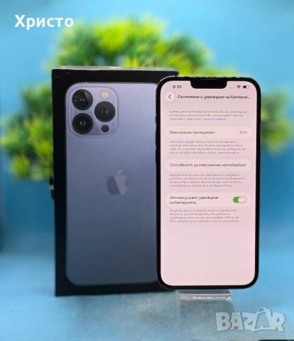 Apple iPhone 13 Pro Max, 128GB, 5G, Sierra Blue , снимка 6 - Apple iPhone - 52482860