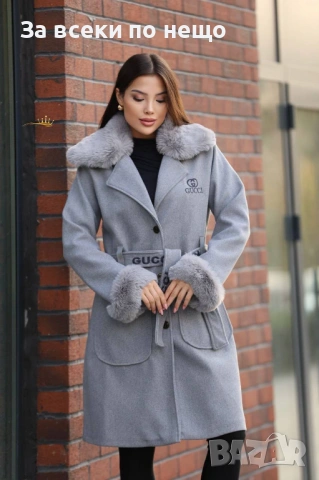 Gucci Дамско Дълго Зимно Палто Гучи - Налични Различни Цветове Код SK573
