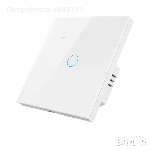 WiFi, смарт сензорен ключ за осветление. Tuya, Smartlife, снимка 2 - Друга електроника - 52310690