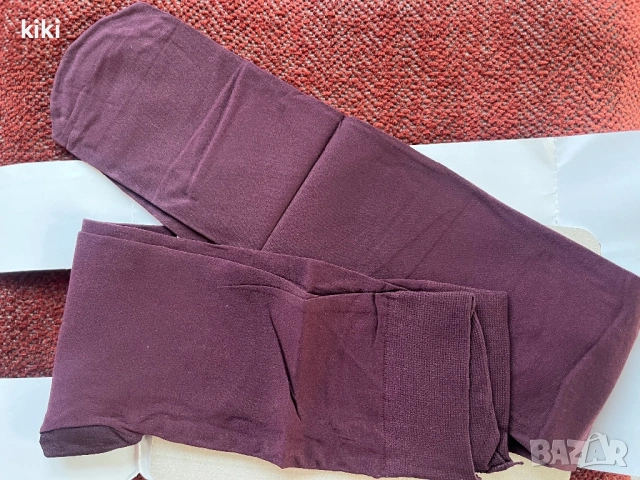Fabiani 38-40 40 den Дамски чорапогащник бордо , снимка 4 - Бельо - 53382128