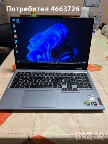 Гейминг лаптоп Lenovo 15ARP9 с гаранция ‼️