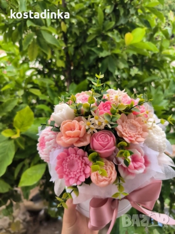 Сапунени букети , снимка 10 - Изкуствени цветя - 51714080