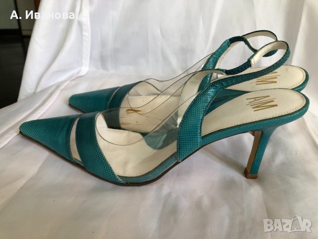 Дамски обувки естествена кожа и силикон Ann Marino, снимка 1 - Дамски елегантни обувки - 30154480