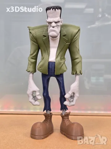 Уникални 3D Принтирани Фигурки: Франкенщайн, Мускулестия Дафи Дък и Чичо Скрудж, снимка 2 - Колекции - 56162477