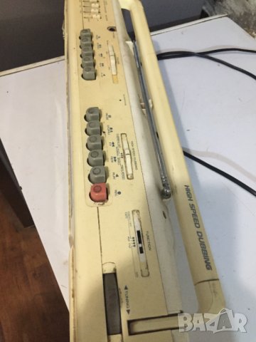 Ретро двукасетъчен касетофон за колекция, снимка 3 - Антикварни и старинни предмети - 42851026