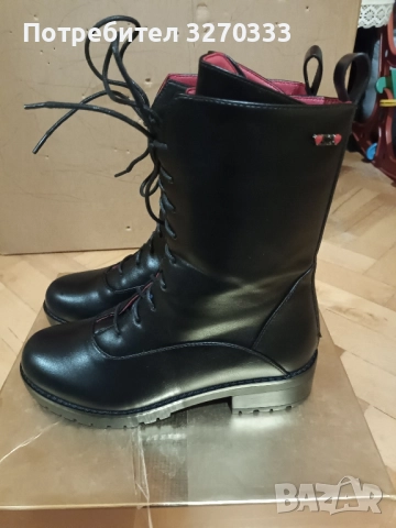 Дамски боти от естествена кожа , снимка 3 - Дамски боти - 52015011