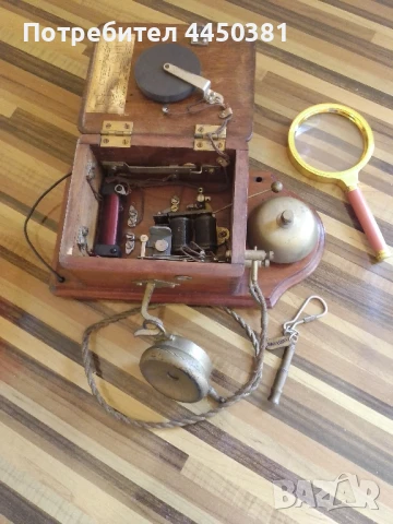 УНИКАЛЕН СТАР ТЕЛЕФОН !!!  САМО ЗА ЦЕНИТЕЛИ КОЛЕКЦИОНЕРИ!!!, снимка 6 - Колекции - 50738042