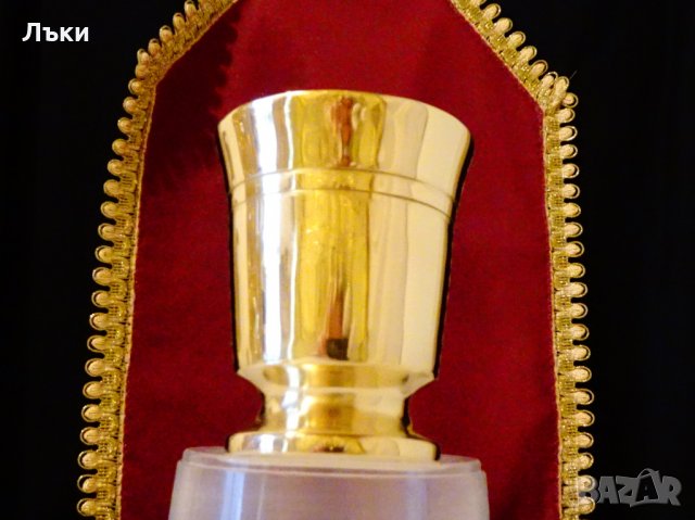 Масивен бронзов бокал,чаша 610 гр. , снимка 1 - Антикварни и старинни предмети - 31154027