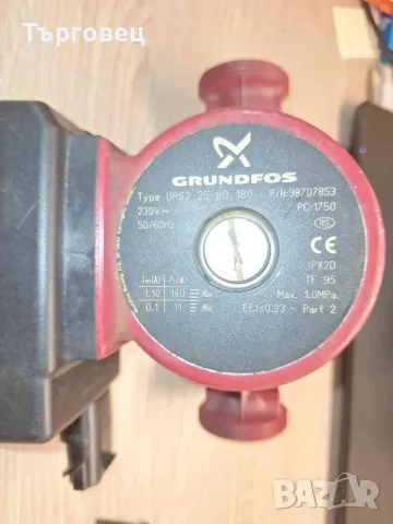  За ремонт или за части циркулационна помпа Grundfos, помпа UPS 2 25-80 180 1x230V 50Hz 9H @A, снимка 3 - Водни помпи - 56183691