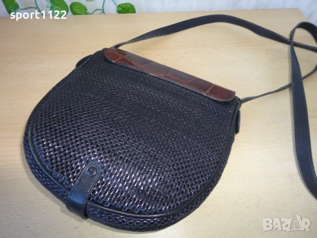 Естествена кожа/дамска винтидж чанта, снимка 6 - Чанти - 50487083