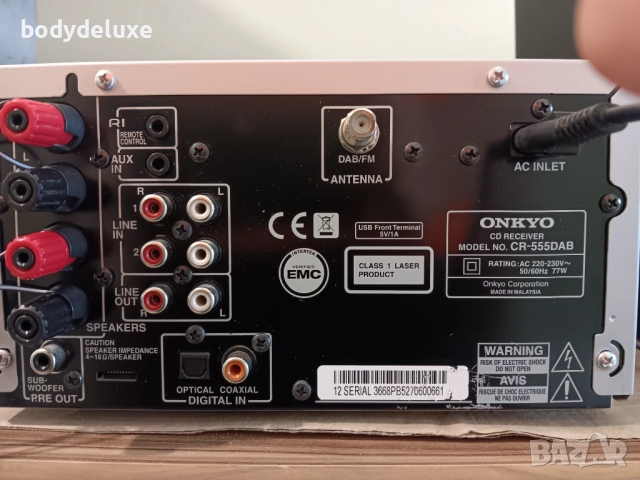 ONKYO CR-555DAB аудио система, снимка 3 - Аудиосистеми - 43592835