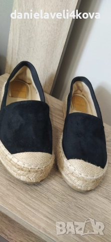 Еспадрили естествен велур, снимка 3 - Дамски ежедневни обувки - 52445374