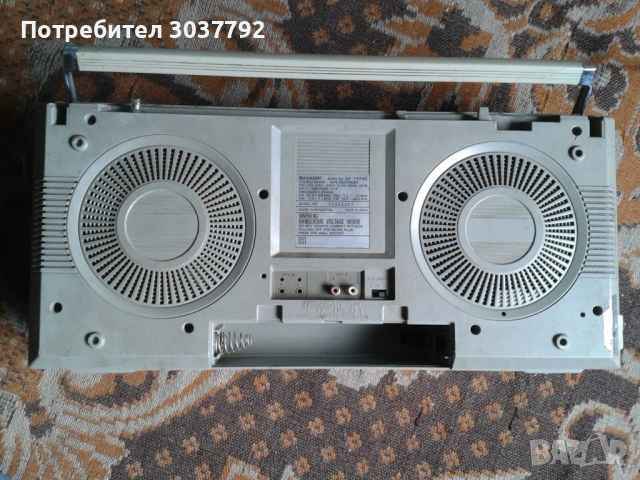 Продавам радиокасетофон SHARP GF-7474Z  , снимка 2 - Радиокасетофони, транзистори - 54002841