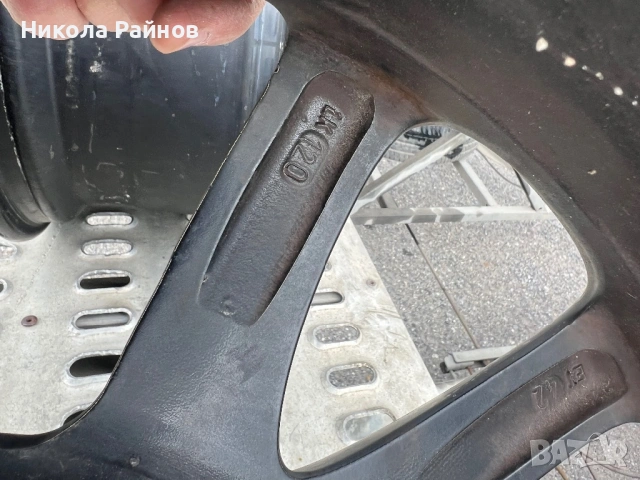 17 цола алуминиеви джанти за Vw T5,T6-5X120 мм, снимка 10 - Гуми и джанти - 54294824
