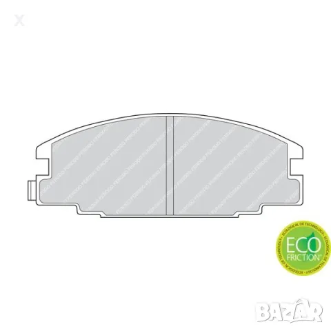 FERODO FSL678 ПРЕДНИ НАКЛАДКИ ISUZU Trooper, Campo, D-Max / OPEL Frontera A, Campo 1983-2012        