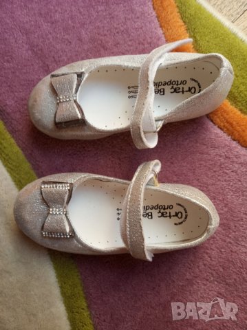 Сребристи обувки за момиченце, снимка 2 - Детски обувки - 29621184