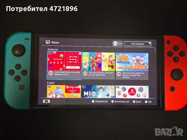 Nintendo Switch OLED , снимка 3 - Nintendo конзоли - 53259255