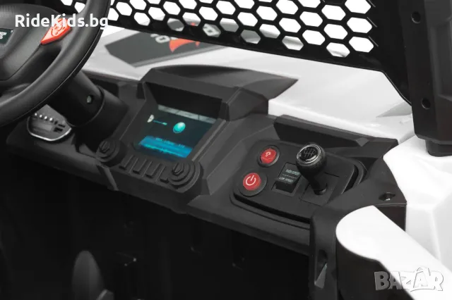 Офроуд акумулаторен автомобил BLAZE, Бял– 4x4, до 35кг., с дистанционно и LED, снимка 11 - Детски велосипеди, триколки и коли - 49976363