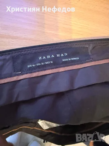 Мъжки панталон Zara, снимка 3 - Панталони - 56096185