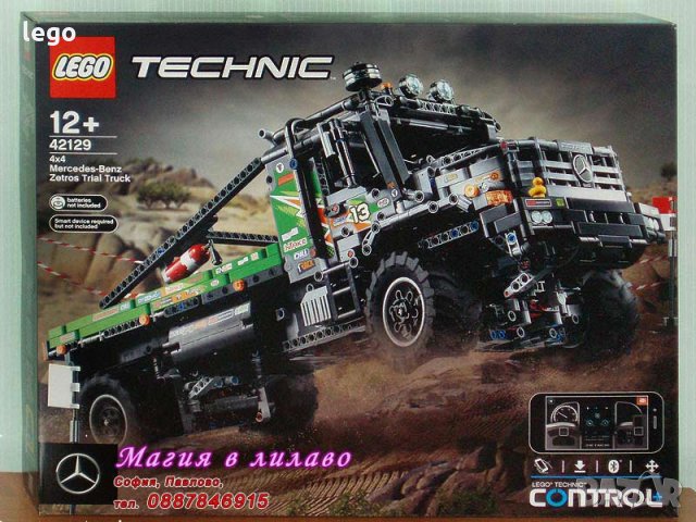 Продавам лего LEGO Technic 42129 - Мерцедес-Бенз 4Х4 Зетрос