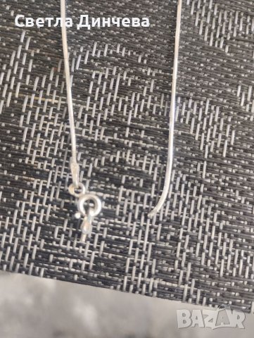 Сребърно синджирче, снимка 2 - Колиета, медальони, синджири - 38523724