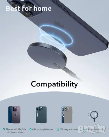 Мини безжично зарядно устройство, снимка 7 - Други - 49442404