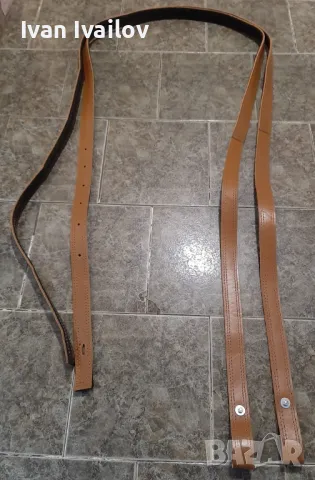 Двойно шит Кожени щтранги 